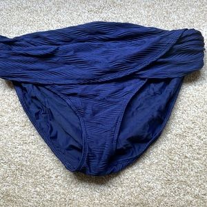 Calia bathing bottoms navy blue size large
